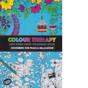Colour Therapy - Carte de colorat anti-stress pentru adulti A4