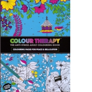 Colour Therapy - Carte de colorat anti-stress pentru adulti (32 desene)