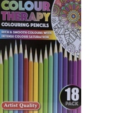 Colour Therapy - Creioane colorate 18 culori