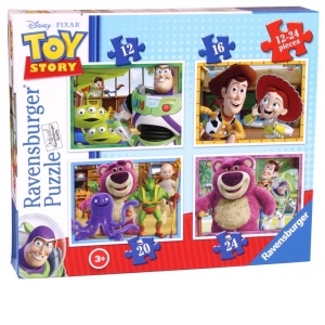 Puzzle Disney Toy Story, 4 buc in Cutie, 12/16/20/24 piese