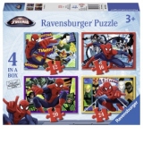 Puzzle Spiderman, 4 Buc In Cutie, 12/16/20/24 Piese