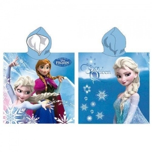 Prosop special Poncho Disney Frozen - Anna si Elsa
