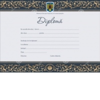 Diploma speciala cu embosare