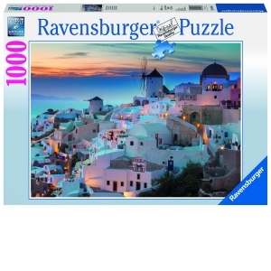 Puzzle Noaptea In Santorini, 1000 Piese