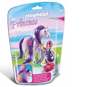 PRINTESA VIOLA CU CAL
