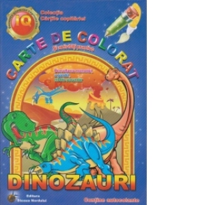 Carte de colorat si activitati practice - Dinozauri
