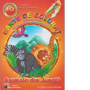 Carte de colorat si activitati practice - Animale din jungla