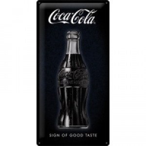 Placa metalica de decor 25x50 Coca-Cola - Sign Of Good Taste