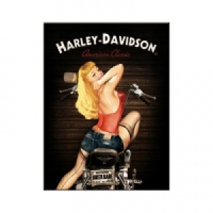 Magnet Harley-Davidson Biker babe