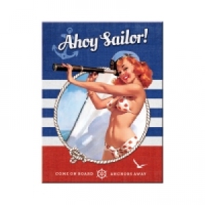 Magnet Pin Up - Ahoy Sailor