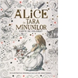 Alice in tara minunilor - carte de colorat