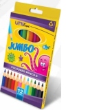 Creioane colorate Jumbo 12 culori