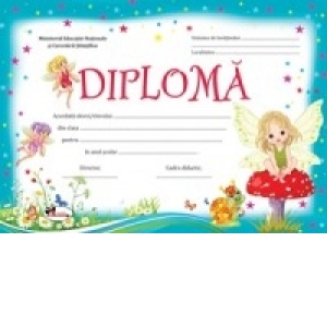Diploma model D3-Albastru