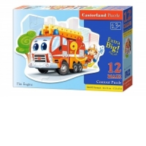Puzzle 12 piese Maxi Fire Engine 120109