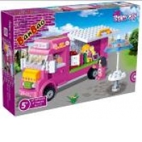 Set constructie TRENDY CITY Furgoneta cu inghetata