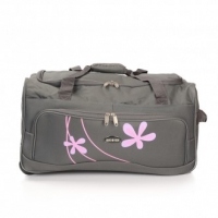 Geanta de voiaj cu troler Lamonza Graffiti 57 cm Roz