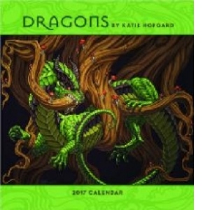 Dragons by Katie Hofgard 2017 Wall Calendar