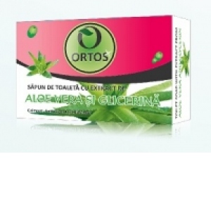 Sapun de toaleta cu extract de aloe vera si glicerina 100g