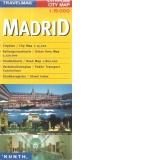 Madrid - Planul orasului  (indexul strazilor, transport public)