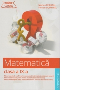 Matematica clasa a IX-a, semestrul I