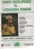 Spirite enciclopedice in literatura romana: Dimitrie Cantemir, Ion Heliade Radulescu, Bogdan Petriceicu Hasdeu, Nicolae Iorga (Antologie comentata)