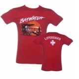 Tricou Baywatch Lifeguard Red Marimea Xl