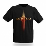 Tricou Diablo 3 Logo Black Marimea S
