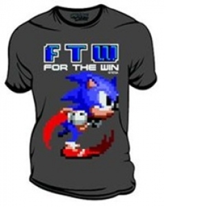 Tricou Sonic For The Win Charcoal Marime 2Xl