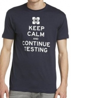 Tricou Portal 2 Keep Calm And Continue Testing Marime L