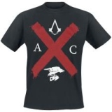 Tricou Assassins Creed Syndicate Cross Black Marime L