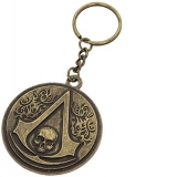 Breloc Assassin's Creed Iv 4 Black Flag Skull Crest Logo Metal
