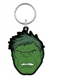 Breloc Marvel Hulk Head Soft Touch Key Ring