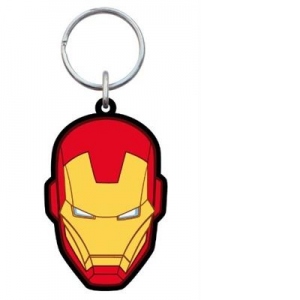 Breloc Soft Keyring Iron Man Face