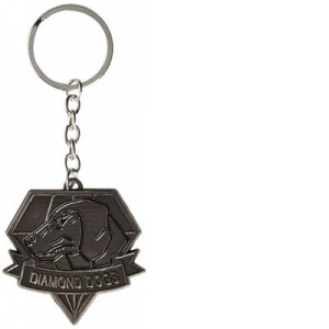 Breloc Metal Gear Solid V Diamond Dogs Metal Keychain