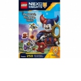 Carte cu stickere LEGO Nexo Knights - Pe locuri, fiti gata, lipiti!