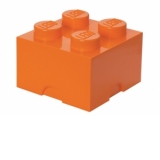 Cutie depozitare LEGO 2x2 portocaliu (40031760)
