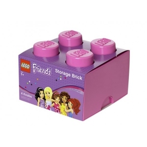 Cutie depozitare LEGO Friends 2x2 roz (40031744)