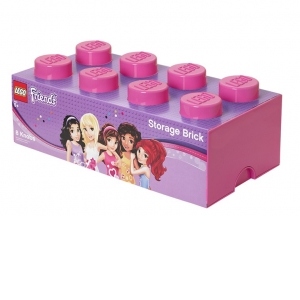 LEGO Cutie depozitare LEGO Friends 2x4 roz