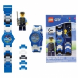 Ceas LEGO City Politist cu minifigurina