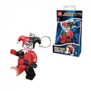 Breloc cu lanterna LEGO DC Super Heroes Harley Quinn  (LGL-KE81)