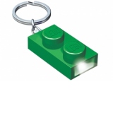 Breloc LEGO cu lanterna placa verde