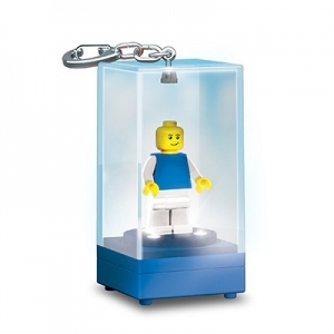 Breloc Minifigurina LEGO cu LED - Albastra