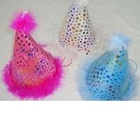 Coif mic pentru petrecere (culoare roz)
