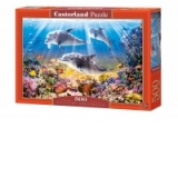 Puzzle 500 piese Dolphins Underwater 51014