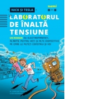 Nick si Tesla in laboratorul de inalta tensiune
