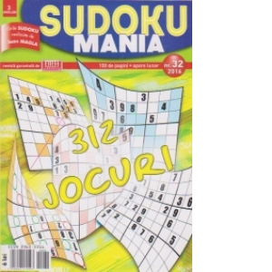 Sudoku mania, Nr. 32/2016