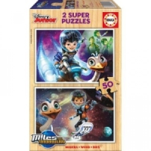 Puzzle din Lemn Miles From Tomorrowland 2x50 piese