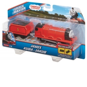 Locomotiva motorizata cu vagon Thomas&Friends - JAMES - BMK87-BML08