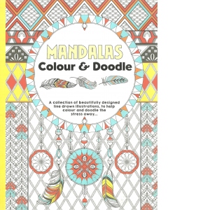 Carte de colorat pentru adulti mandale