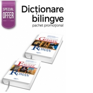Pachet Promo Dictionare Bilingve: Dictionar German-Roman si Dictionar Englez-Roman